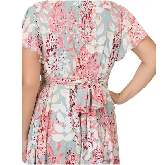 NWT Adrianna Papell Women's Floral Printed Fit and Flare - Picture 3 of 7